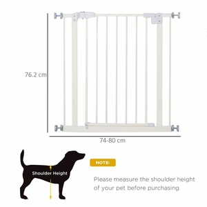Valla retráctil para perros de nuevo diseño ajustable con cierre automático para interiores, puerta retráctil ajustable duradera para mascotas para puerta de perros - Product Image 2