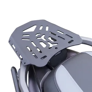 Soporte de equipaje trasero para <span class=keywords><strong>SYM</strong></span> Cruiser <span class=keywords><strong>400</strong></span>, pieza de modificación de alerón trasero, adecuada para modelos 24, hecha de acero al carbono. - Product Image 3