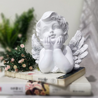 Patung Malaikat Resin Kustom Dekorasi Cherub Rumah dan Taman Dekorasi Patung Resin Kerajinan Suvenir