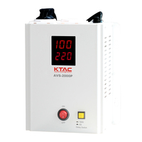 Stabilizer Tegangan AVR Dinding 500VA 1000VA 1500VA 2000VA dengan Transformator Toroidal Input 100V-270V Proteksi Power Guard