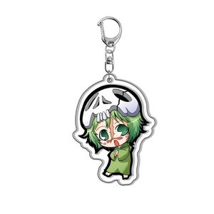 Porte-clés Anime <span class=keywords><strong>Bleach</strong></span> Kurosaki Ichigo <span class=keywords><strong>Ishida</strong></span> Uryuu Kuchiki Rukia Figure Porte-clés Porte-clés en acrylique double face Cadeau pendentif dessin animé - Product Image 6
