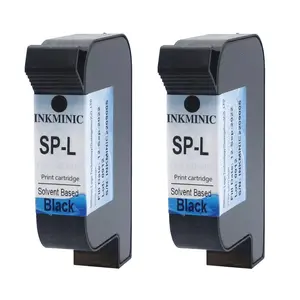 INKMINIC inkjet printer logo machine printing black ink cartridge 12.7mm tij 2.5 SPL SP4 NP4 S2 ink cartridge