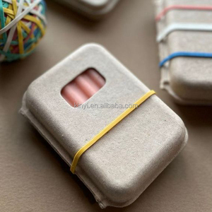 Tái chế đúc giấy bột giấy bao bì hộp đúc bột giấy hộp phân hủy sinh học giấy đóng gói hộp phân hủy khô Báo Chí bột giấy bao bì - Product Image 1