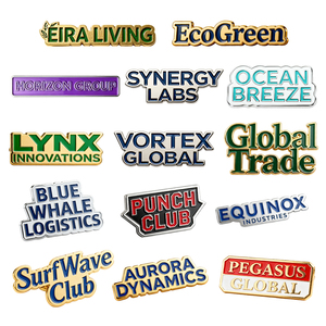 Insignias de Esmalte Suave Personalizadas con Logotipo, Placas de Identificación de Marca de Empresa, Emblemas Metálicos para Solapa con Relleno de Color, Placas de Identificación para Instrumentos - Product Image 1