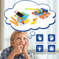 Kits de construction de robots en plastique en gros, petits ensembles de bricolage pour créateurs, jouets éducatifs pour cadeaux d'anniversaire