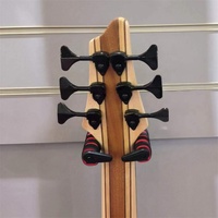 Guitare basse électrique de haute qualité, manche traversant le corps, micros actifs