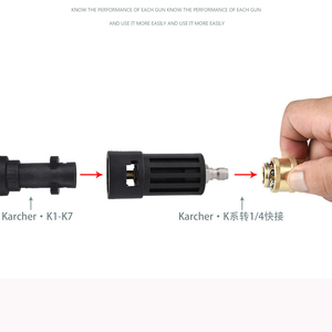 Adaptateur de connecteur pour nettoyeur haute pression Kaikarai, en plastique noir, compatible AR/Lavor/Bosch/Huter M22, lance à <span class=keywords><strong>jet</strong></span> réglable/brumisation - Product Image 6