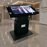 Mesa Táctil Interactiva Inteligente con Pantalla LCD de 43 Pulgadas, Android, Multitáctil, para Café y Juegos, con Carga Inalámbrica y Señalización Digital