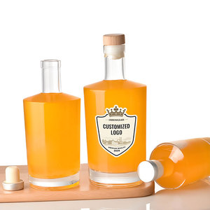 19 anni all'ingrosso chiaro classico vuoto <span class=keywords><strong>Vodka</strong></span> Tequila liquore di vetro bottiglia di Gin con sughero - Product Image 2