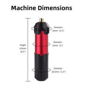 Máquina de Tatuar Ligera con Motor Personalizado de 3.5mm, Profundidad de Aguja Ajustable, Pistola de Tatuar con Cartuchos - Product Image 2
