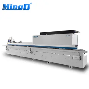 MINGD MD-F460A V slotting 45 mesin pita tepi miring melengkung mesin pembuat pita tepi pvc bander tepi otomatis berkualitas