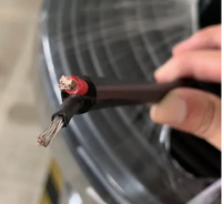 Cable Solar Fotovoltaico de Alta Calidad con Aislamiento XLPO de 0.6/1kv, Doble Núcleo, 2.5mm2, 4mm2, 6mm2, Estañado, 99.997% Cobre Puro