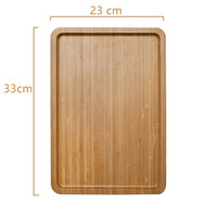 Plateau de canapé en bambou naturel avec support pour téléphone, design européen, forme rectangulaire, facile à nettoyer, table d'accoudoir à clipser