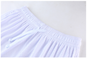 Pantalones cortos sueltos de poliéster con logotipo personalizado en blanco para hombre, deportes, correr, deporte, playa, baloncesto - Product Image 5