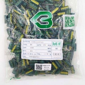 Whole Sale RC063M331L010*20TH-2A1E 10*20 <b>Capacitors</b> Through-Hole Electrolytic <b>Capacitors</b> 330uF 20% 63V - Product Image 1