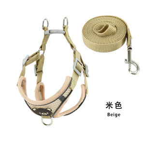 Penjualan langsung dari pabrik tali binatang peliharaan tebal tahan lama tali anjing dengan kerah dan tali hewan peliharaan yang dapat diatur cocok untuk latihan luar ruangan - Product Image 4