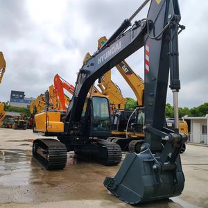 Excavatrice sur chenilles Hyundai205vsn jaune, hydraulique, pour travaux de construction, machine lourde sur chenilles - Product Image 1