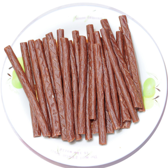 500g Beef Jerky Dog Training Treats Bully Sticks Snack Pet