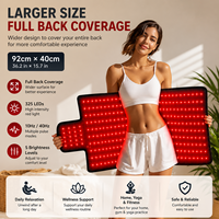 Matras Terapi Cahaya Merah 900x400mm 660nm 850nm Pemanas Dapat Disesuaikan Sepenuhnya Pabrik OEM untuk Tubuh Tangan Kaki Kepala Penggunaan Rumah dan Komersial