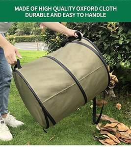 Sac poubelle Pop-up pliable, 25 l, pour Camping en plein air, corbeille pour le jardin, une cour, sac à ordures pour la pelouse - Product Image 2