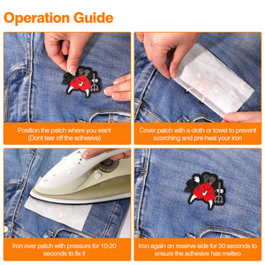 Hot bán tùy chỉnh DIY dễ thương nhân vật các bản vá lỗi thêu Chenille Hàng may mặc Phụ kiện cô gái các bản vá lỗi - Product Image 4