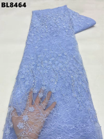 Nouveau design – Tissu en dentelle brodée, tricoté, métallisé, Dobby, perlé et à sequins pour robes de mariée et tenues de soirée pour filles