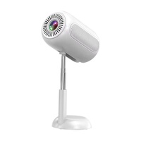 Mini projecteur électrique Focus TS6 OEM/ODM LCD LED 720P natif, système Android 13 intelligent, puce Amlogic 950S, WiFi 6 portable