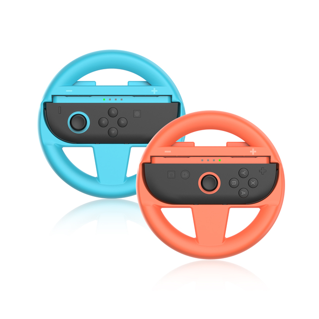 2-in-1 Kids Steering Wheel for Switch 2 | Ergonomic Racing Game Accessory | Realistic Feel