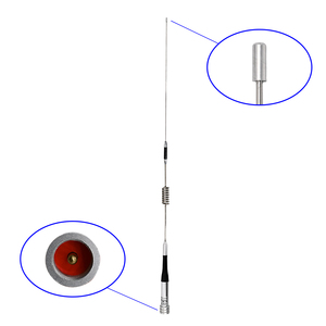Antena Móvil SG-7200 de Acero Inoxidable Plateada VHF 144/UHF 430 MHz 3.0/6.0dBi con Conector UHF de 18.5 Pulgadas para Radios Móviles de Coche, Uso en Exteriores - Product Image 2