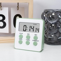Jam Alarm Digital hitung mundur 4 saluran kustom harga pabrik jam Alarm makanan kamar mandi dapur multifungsi terbuat dari plastik