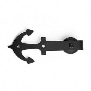 WEKIS Soporte de Gabinete en Forma de Flecha de Hierro, Herraje Deslizante de Acero y Latón para Puertas de Granero, Cocina Exterior, Dormitorio, Aluminio de Calidad - Product Image 4