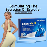 Comprimés Naturels Premium aux Herbes pour le Remodelage des Fesses, 12 Unités, pour Femmes, Soutien à la Fermeté des Courbes des Hanches et à la Beauté Corporelle