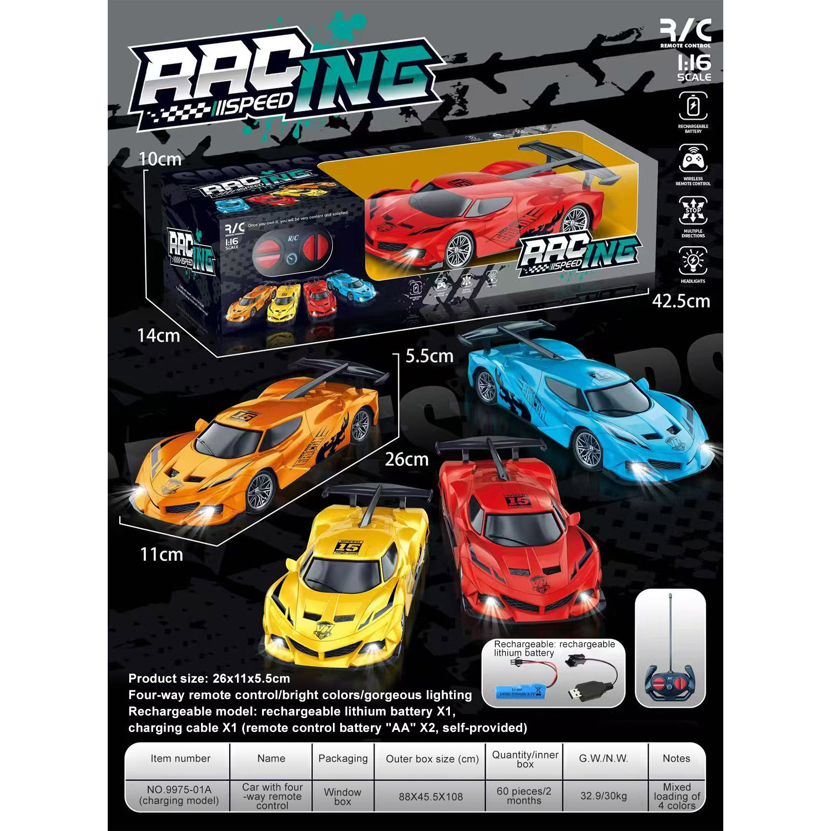9975-01A-Sitong Voiture télécommandée [Rechargeable]