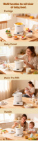 Robot culinaire électrique pour bébé, multicuiseur électrique, pot multifonction avec 8 fonctions prédéfinies, protection contre la surchauffe et la sécheresse excessive