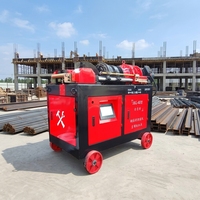 Machine automatique de roulage de filetage pour barres d'acier, machine de déroulage de filetage parallèle pour barres d'armature métalliques