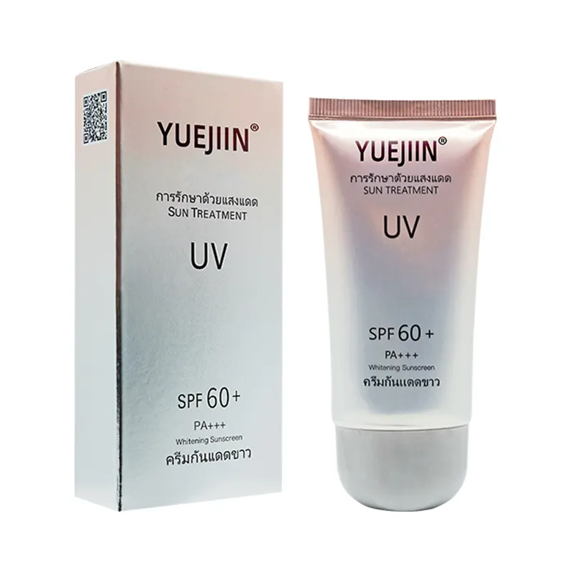 New Sunscreen Spf 60 Breathable Not Thick Cosmetic Women Sunscreen Smooth Delicate Light Skin Care Sunscreen For Face