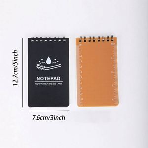Exclusive Stone Paper Coil <b>Mini</b> Portable Pocket <b>Notebook</b> with All-Weather Waterproof PP Cover - Product Image 4