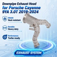 Protector Térmico de Alto Rendimiento para Colector de Escape, Compatible con Porsche Cayenne 9YA 3.0T 2019-2024, Ajuste OEM