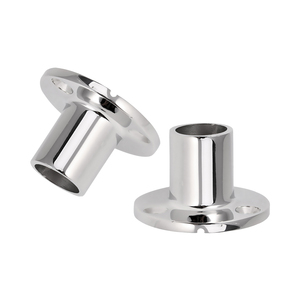316 Stainless Steel Round Tube Base For Sunshade Marine <b>Yacht</b> Hardware - Product Image 1