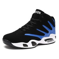 Chaussures de Sport Montantes Couple en Gros, Chaussures de Basket-ball à Coussin d'Air, Chaussures Tendance Loisir