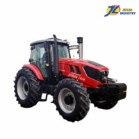 Besar Promosi 90hp 100hp 4x4 4WD roda pertanian Traktor Mini Traktor PTO Rotary Cultivator dengan inti mesin Traktor truk