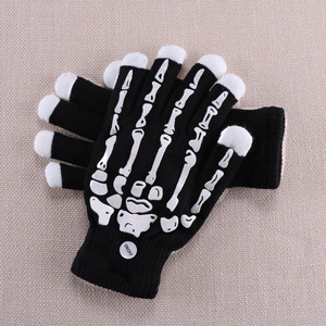 Đầy màu sắc LED nhấp nháy găng tay cho các bên sân khấu biểu diễn cho năm mới Halloween ramadan April ngày ánh sáng ma thuật găng tay - Product Image 2