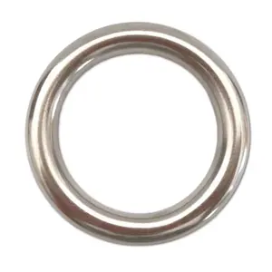 Marine Stainless Steel Weld Round Ring High Polished O Type Ring
