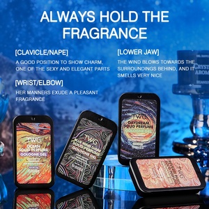 TWG RTS Meilleure Vente Romanic Holiday City Coffret de Parfums Solides 10g*4 Pcs Baume Parfumé Solide pour Femme et Homme Parfum Solide de Poche Portable - Product Image 4