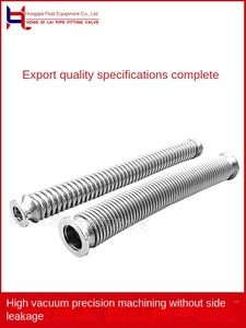 Chất lượng cao 304 thép không gỉ kf16 kf25 kf40 kf50 iso80 chân không linh hoạt ống thổi kẹp phụ kiện đường ống co giãn độ đàn hồi - Product Image 5