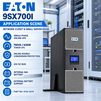 Eaton 9SX700I 9SX700I Onduleur monophasé en ligne Eaton Power Management Série 9SX 700VA/630W 9103-3374 Onduleur en tour