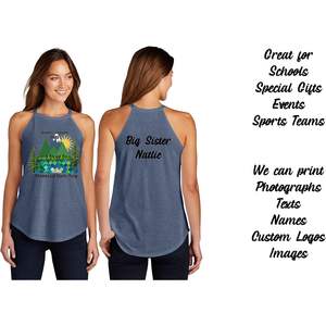 Camisetas sin mangas Tri Rocker DT137L con impresión personalizada para mujer, Diseña tu propio ajuste perfecto - Product Image 5