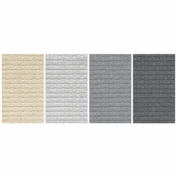Mosaïque de travertin flexible 2-3 mm, panneau mural en pierre MCM ultra-fin, léger, résistant au feu, design 3D pour salle de bain et cuisine