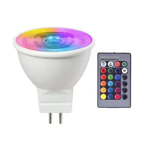 Hot Selling MR11 GU4 3W RGBW LED Spotlight 12V GU4 RGB Ceiling Light