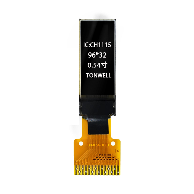 0.54 Inch OLED Display CH1115 Controller 96x32 Resolution Monochrome OLED Bare Screen IIC Interface Small LCD Screen